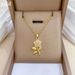 】 Ye 【 Zi Hua Duo Light Luxury Charm Gorgeous Full Diamond Necklace Women's Versatile Clavicle Titanium Steel Chain 【 】_ipsvogv.com