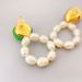 New Fashionable Freshwater Aquaculture Pearl Rose Shaped Exaggerated Atmospheric Eardrops Silver Needle Earrings_ipsvogv.com