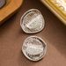 Fashionable Double-layer Irregular Geometric Circular For Women With A Sense Of Luxury, Fashionable And Colorfast Silver_ipsvogv.com
