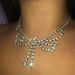 jewelry new rhinestone full diamond bow necklace elegant short clavicle chain necklace for women_ipsvogv.com