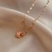 Waist Double Rowed Dia Necklace For Women Korean Version Sen Collar Chain Fashion Neckchain Pendant Jewelry_ipsvogv.com
