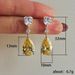 Cao Shi Ruili Magazine Pear Shaped With Light Luxury And Versatile Design Sense Water Drops Zircon Women's Earrings_ipsvogv.com