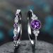 Fashion Versatile Zircon Women's Two Piece With Micro Set Green Ring Jewelry_ipsvogv.com