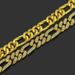 Three short one long Cuban gold chain with diamond inlay, hip-hop trendy men's domineering and necklace decoration_ipsvogv.com