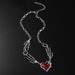 Punk Ghost Claw Dark Red Love Pendant Spliced Neckchain Collar Chain Personality Hip Hop Style Necklace Female_ipsvogv.com