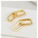 Electroplating creative earrings inlaid with zircon long earrings female copper earrings online celebrity_ipsvogv.com