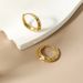 Earrings Sterling Silver Foldableing Earrings Niche Normcore Versatile Retro Elegant Jewelry K-Style for Women with High-End Feel_ipsvogv.com