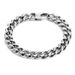 Hip-Hop Minimalist Style Titanium Steel Encrypted Four-Sided Polished Cuban Bracelet Men's Fashion Wristband Jewelry_ipsvogv.com