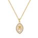 Rose 【 】 Light Luxury Charm Gorgeous Full Diamond Necklace Women's Versatile Clavicle Titanium Steel Chain 【 】_ipsvogv.com