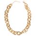 Fashion Metal Texture Exaggerated Thick Necklace Simple Temperament Clavicle Chain_ipsvogv.com