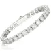 designer Trendy Sier For Women Titanium Steel Width 3mm 4mm 5mm Tennis Bracelet Inlaid CZ Stone Dia Iced Out Chain_ipsvogv.com