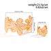 Ins Style Design, Flower Opening Personalized Metal Starfish Butterfly Bracelet, Ring Set_ipsvogv.com