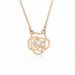 Hot Selling With Fashionable Rose Inlaid Pearl Collarbone Chain Necklace For Women_ipsvogv.com
