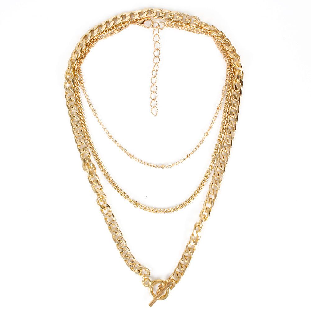 Temperament Simple Clavicle Chain Fashionable Popular Geometric Necklace Pendant Female_ipsvogv.com