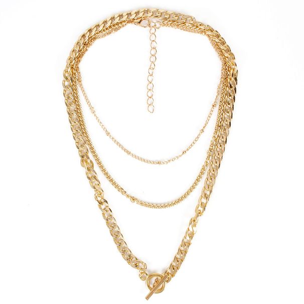 Temperament Simple Clavicle Chain Fashionable Popular Geometric Necklace Pendant Female_ipsvogv.com