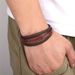 New multi-layer winding mixed woven rope for men, titanium steel diagonal leather bracelet jewelry_ipsvogv.com