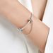 Jewelry & Accessories Silver Footprint Protection Chain Mother's Day Personality Simple Girls Panjia Bracelet Diy Accessories String Ornaments_ipsvogv.com