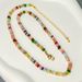 New Chinese Style Dopamine Mixed Color Non Fading Natural Stone Bead Core Epoxy Resin Pendant For Women's Niche And_ipsvogv.com