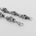 New Punk Skull 7 Ghost Head Titanium Steel Men's Bracelet Hip Hop Celebrity Same Style_ipsvogv.com