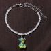 Hot-selling Mixed Color Resin Cute Bear Anklet Women's Shiny Naked Diamond Pendant Anklet_ipsvogv.com