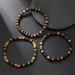 Ethnic Style Wood Chip Bracelet Retro Handmade Beaded Elastic Line Jewelry Multi Layer Stacking Bracelet For Women_ipsvogv.com
