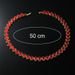 New hip-hop chain, red skull full diamond necklace, luxurious and fashionable rock sugar necklace_ipsvogv.com