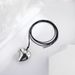 New Shaped Fashionable And Personalized Peach Heart Pendant Leather Rope Neckchain Necklace_ipsvogv.com