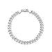 S Pure Silver Carved Side Cuban Bracelet For Men And Women Hip-Hop Personality Ins High-Quality Versatile Chain Jewelry_ipsvogv.com