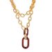 Jewelry Trend, Personality, Aluminum Chain, Multi-layer Ne, Women's Fashion, Geometric Metal Buckle, Collarbone_ipsvogv.com