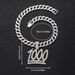 Hip Hop Hot Selling Full Diamond 1000 Point Pendant Cuban Necklace Men's Trendy Cool Street Dance Decoration_ipsvogv.com