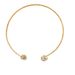 Personalized fashion accessories simple exaggerated geometric rhinestone CHOKER necklace_ipsvogv.com