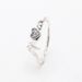 Women's Jewelry Elegant Heart-Shaped "Mom" Engraved Ring With Floral Design, Silver Plated Copper, Perfect Gift For Mother's Day_ipsvogv.com