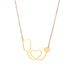 Hot selling fashionable personalized stethoscopes, heart-shaped hollow out pendants, necklaces, and accessories_ipsvogv.com