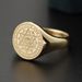 Horus, Eye Of God, Colored Ring, Freemason, Female, Male, Seeing, All Knowing, Emblem, Seal, Tail Ring_ipsvogv.com