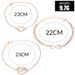 Fashion And Simplicity Double Love Handicrafts Lucky 8-character 3-piece Bracelet Set_ipsvogv.com