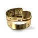 Blue Jing Creative Lighter Design Style Punk Plated 14k Men's Ring_ipsvogv.com