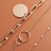 Ball Size Double Ring Simple Personalized Cool Wind Bracelet Set Of 3_ipsvogv.com