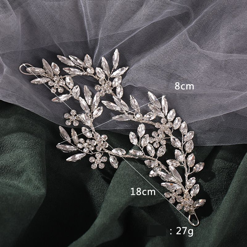 Bridal Hair Accessories Side Rhinestone Headband Headdress Banquet Wedding Dress Accessories_ipsvogv.com