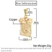 Hip Hop Vintage YS Person Pendant Necklace Full 5A Zircon Real Gold Plated Women Men Jewelry Gift_ipsvogv.com