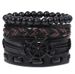 Hot Selling Woven Combination Set Leather Rope Trendy DIY Bracelet Wristband_ipsvogv.com