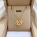 Love 【 】 Star Light Luxury Charm Gorgeous Full Diamond Necklace Women's Versatile Clavicle Titanium Steel Chain 【 】_ipsvogv.com