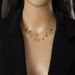 Fashion new gold plated double stainless steel chain Eye star pendant accessory accessory necklace_ipsvogv.com