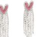 Sweet, Bitter And Spicy Sister Long Love Fringed Earrings, European And American Temperament Trend Rhinestone Earrings, Women's Jewelry Earrings_ipsvogv.com