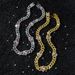 New Men's 10mm Diamond shaped Peach Heart Splicing Street Hip Hop Style Chain Necklace_ipsvogv.com