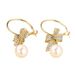 Bowknot Pearl Earrings Retro Versatile Tassel Earrings Ins Style Korean Jewelry Wholesale Vibrato Hot Female_ipsvogv.com