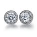 A Light All-match Copper Fashion Niche Design Simple Temperament Dia-studded Earrings Full Of Dias_ipsvogv.com