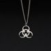 Biochemical Crisis Same Totem Pendant For Men And Women's Trendy INS Street Punk Stainless Steel Hip Hop Necklace_ipsvogv.com