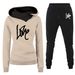 Women's Clothing Women's sweatshirt suit hoodie sports letter LOVE suit fashion and leisure hot style_ipsvogv.com