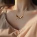 Colorless Small Square Fashionable Necklace For Women, Collarbone Niche Design, Sweater Chain, Trendy Internet Celebrity_ipsvogv.com