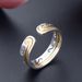 Fashion New Couple China-Chic Wukong Hoop Curse For Men And Women Open Silver Ring_ipsvogv.com